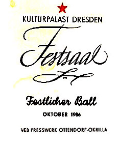 Ball des PWO im Kulturpalast Dresden